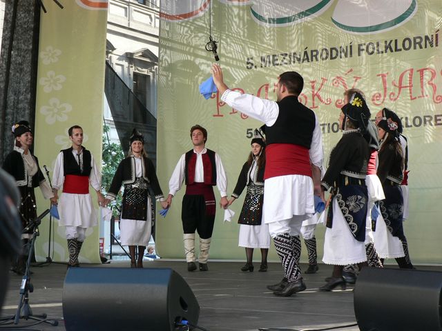 Greek dancing.