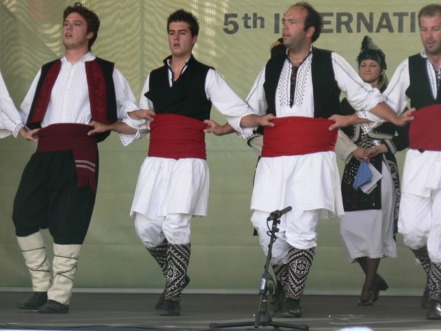 Greek dancing.