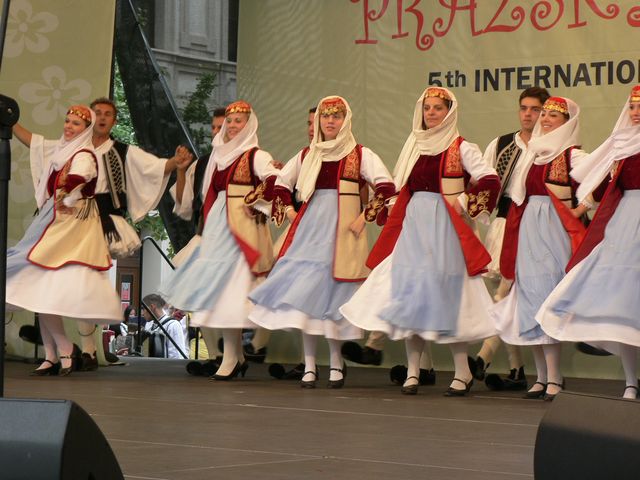 Greek dancing.