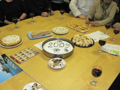 Cutting of Pitta Cake.