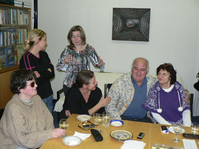 Cutting of Pitta Cake.